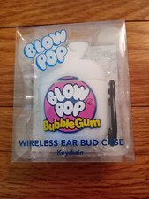 CLAIRE  s AIR POD Case Cover Protective Case keychain Ear buds Blow Pop Gum, New