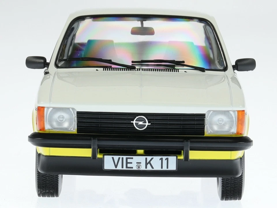 Opel Kadett C GT/E Coupe 1977 weiss-gelb Modellauto 183650 Norev 1:18 - Bild 3 von 4