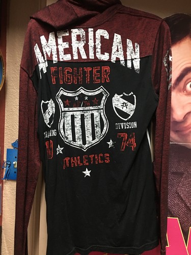 American Fighter-tags removed-XL TG, long sleeve, knit type very light material - Picture 2 of 2