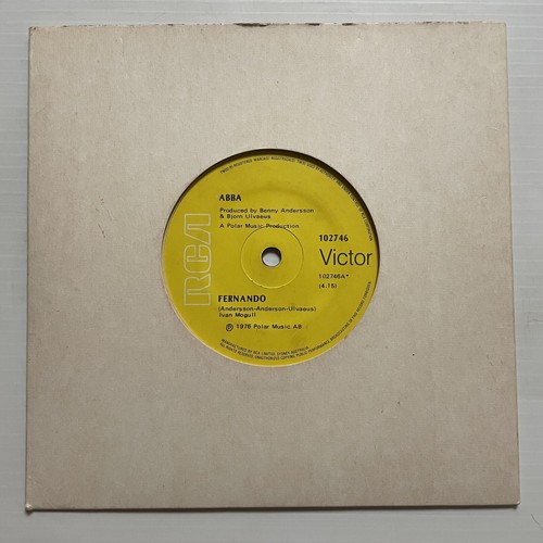 Abba Fernando Vinyl Record 7” 45 RPM 102746 RCA Victor 1976 Original - Picture 3 of 24