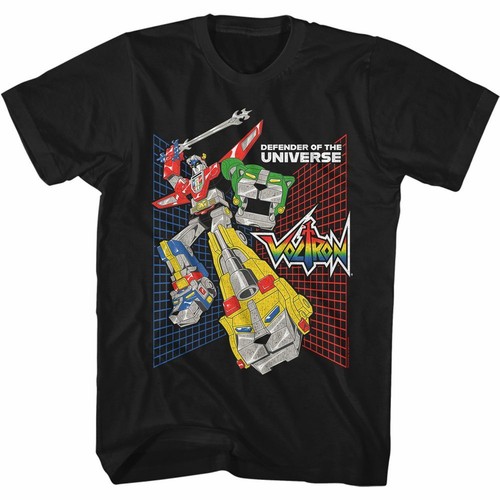 Voltron Perspective Black T-Shirt - 第 1/2 張圖片