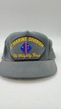 US Military 1st MARINE Division USMC Officially Licensed Made In USA Military Ha