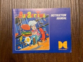 Burgertime Burger Time NES Nintendo Instruction Manual Only