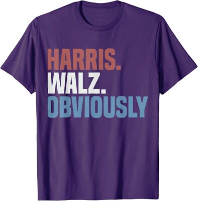 Kamala Walz Obviously 2024 Harris Waltz Election Unisex T-Shirt