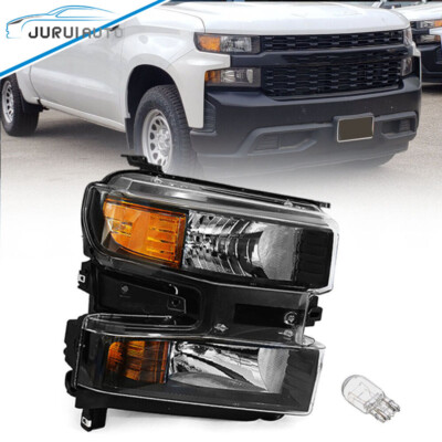 Passenger Headlight For 2019-2021 Chevy Silverado 1500 Factory Halogen Headlamp