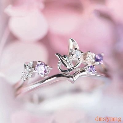 Mr.Love: Queen's Choice Anime Cosplay Rings Girls Finger Jewelry Adjustment Gift