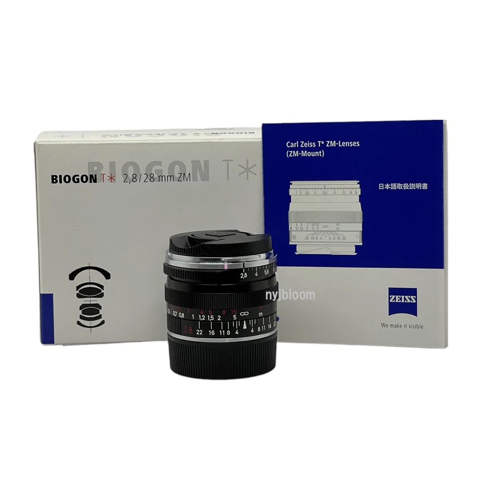 New Carl Zeiss BIOGON T * 28mm f2.8 ZM Lens BLACK  M mount  Manual Focus  - Image 2 of 4