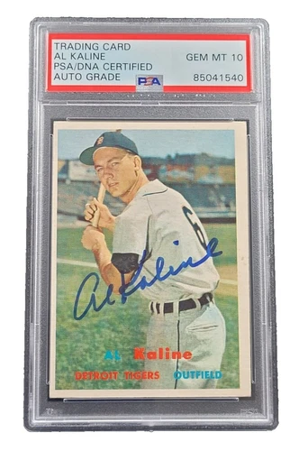 Topps Al Kaline Baseball 1957 Season Sports Trading Cards & Accessories
