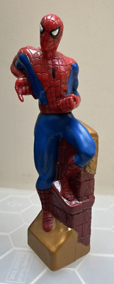 Marvel TM&C, Spider-Man 3D 28 cm hoch Skulptur Figur Luftpolsterbad 1995 ~ SELTEN
