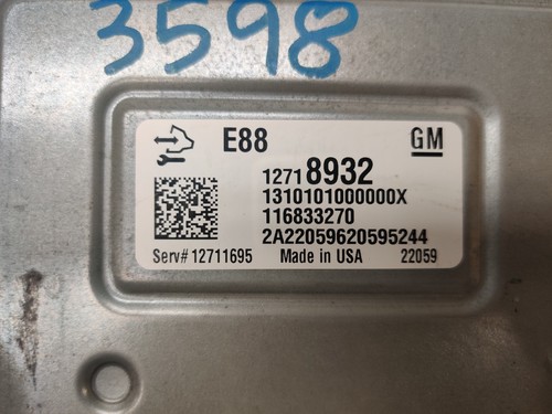 2022 GMC TERRAIN ECU IGNITION COMPUTER KEY SET MODULES W/SPEEDOMETER OEM LOT3598 - Picture 12 of 23