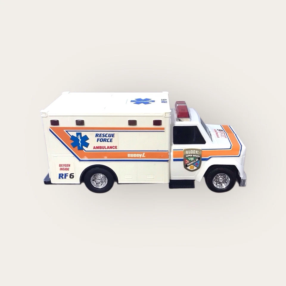 Lote De 3 Camiones Y Ambulancias Buddy L Años 90 De Colección Sin Probar Foto 4 de 4