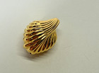 KJL Kenneth Jay Lane Gold Seashell Locket Pendant Signed  — photo 1
