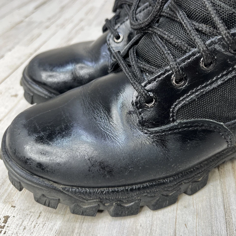 Rocky 2173 Botas negras impermeables con cremallera Alpha Force de 8" Talla 6W P253567. OSR Foto 4 de 4