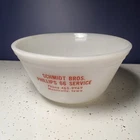 VTG Federal Glass Advertising Mixing Bowl Schmidt Brothers Phillips 66 Iowa