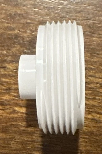 Jones Pipe CSK Schedule 40 PVC 1.5” Threaded Plug MIPT x 1.5” Diam MPT  P49-015 - Picture 4 of 4