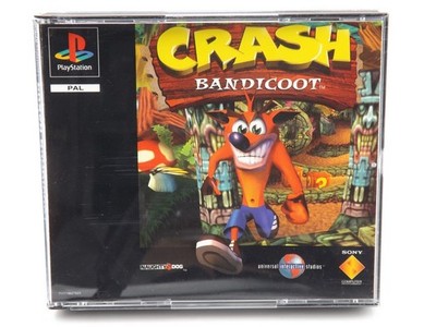 Crash Bandicoot (Sony PlayStation 1/2) PS1 Spiel in OVP - GUT