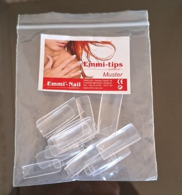 Emmi Nail Muster Tips 20 Stk. Fullcover Muster Größen 1 10, je 2 Stück pro Größe