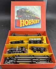 VINTAGE HORNBY TRAIN SET TANK GOODS SET #40 Complete In Box And Runs Great