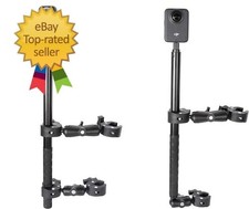 Motorcycle Mount kit for Insta360 One X5 X4 X3 X2 RS DJI OSMO 360 GoPro MAX- Dou