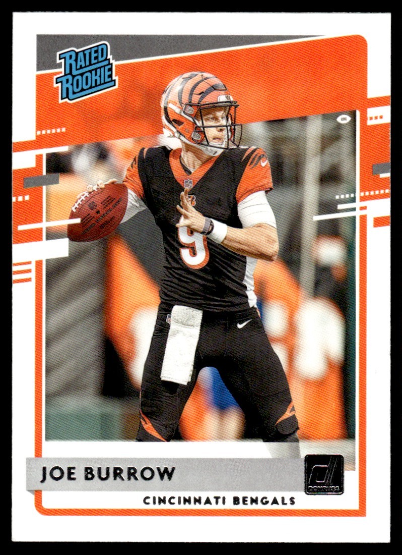 2020 Donruss Joe Burrow Rookie Cincinnati Bengals #301