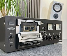 SANSUI SC-2110 Cassette Deck/Registratore a Nastro, Audio Vintage, OTTIMO Revisionato