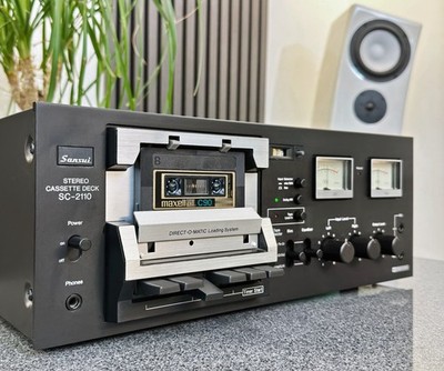 SANSUI SC-2110 Kassettendeck /Tape Recorder, Vintage Audio, TOP Revidiert