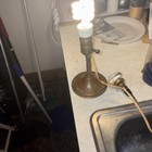 Vintage Brass Table Or Desk Lamp GREIST Company 1930’s NH CT. And Shade. — photo 7