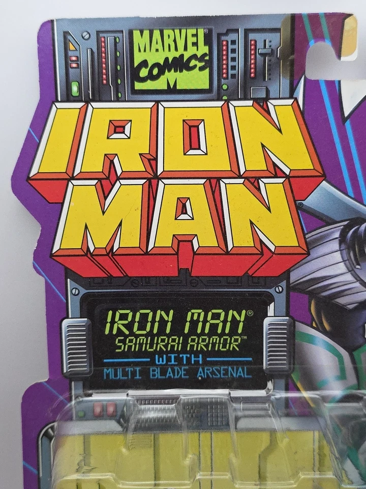 NUEVA FIGURA DE ACCIÓN 1996 MARVEL IRON MAN SAMURAI ARMOR DE TOY BIZ, CON ACCESORIO Foto 2 de 4