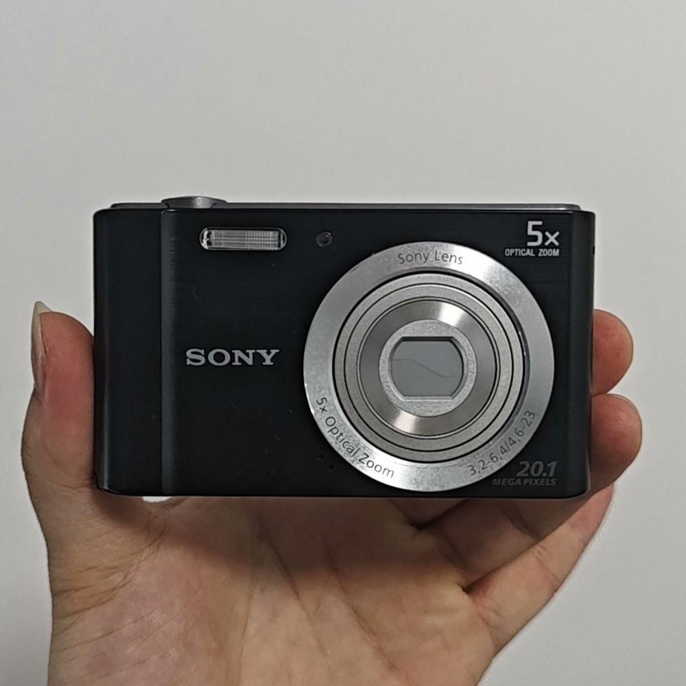Sony Cyber-shot DSC-W800 20.1 MP 5x Optical Zoom Digital Camera Black Tested