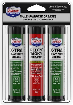 Lucas Oil 10315 Multi-Purpose Grease Combo Pack - 1 Red N Tacky 3 Ounce, 2 X-Tra
