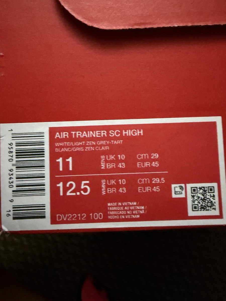 Size 11 - Nike Air Trainer SC High Auburn for sale online | eBay