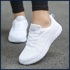 Women Casual Shoes Fashion Breathable Walking Mesh Flat Shoes Sneakers Women