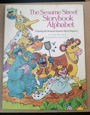 Vintage 1980 Sesame Street Storybook Alphabet   Jim Henson   Hardcover