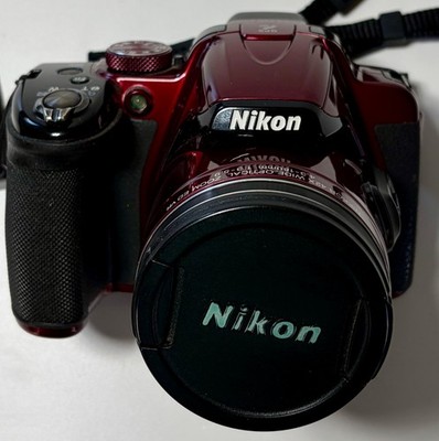Nikon Coolpix P520 Full HD Rot- 18,1 MP - 42x Superzoom /GPS