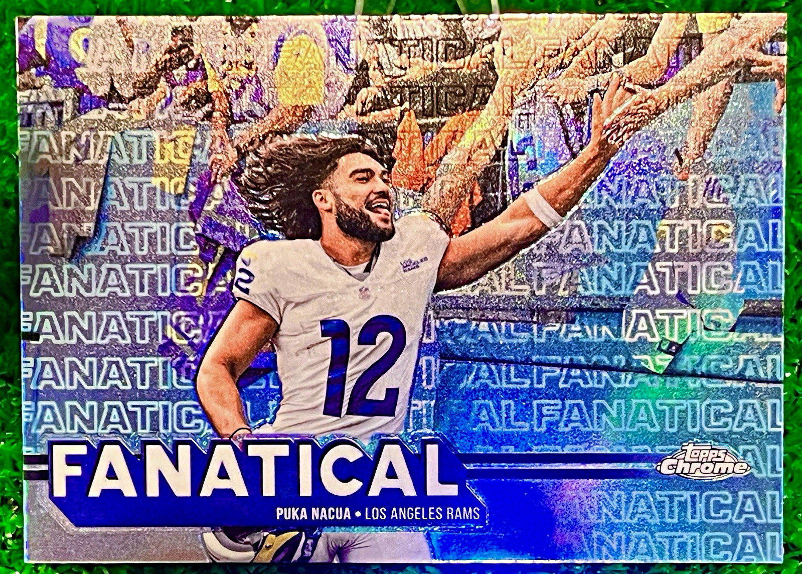 Puka Nacua #FF-15 Football Cards 2025 Topps Chrome Fanatical trading card — raw and PSA graded price guide