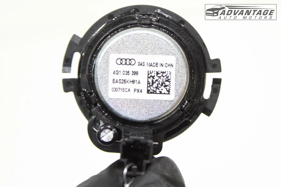 2012-2018 AUDI A6 QUATTRO REAR RIGHT DOOR PANEL UPPER AUDIO TWEETER SPEAKER - Image 4 of 4
