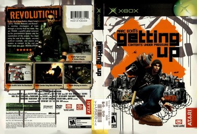 Marc Eckos Getting Up Microsoft Xbox Art Insert Only Used Condition No Game