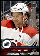 2017-18 Upper Deck Justin Williams Carolina Hurricanes #282