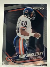 2025 PRIZM BLACK MIKE SINGLETARY FOOTBALL CARD BEARS NFL 23 panini