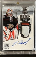 2022-23 Upper Deck The Cup Lukas Dostal Rookie Auto Patch /249