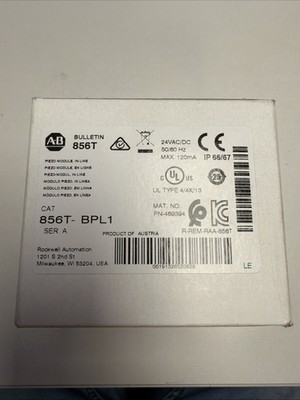 ALLEN BRADLEY 856T-BP1 SER. A MODULE NEW