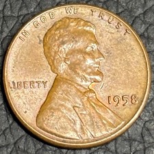 1958 Lincoln Cent Almost Uncirculated To Bu Philadelphia Mint Semi-key 1c 1958 Lincoln Cent Almost Uncirculated To Bu Philadelphia Mint Semi-key 1c