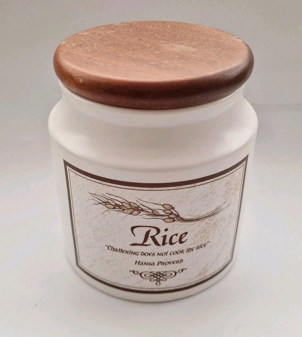VINTAGE DUNOON Cooks Workshop Ceramics Fine White Stoneware Rice jar.
Opens in a new window or tab