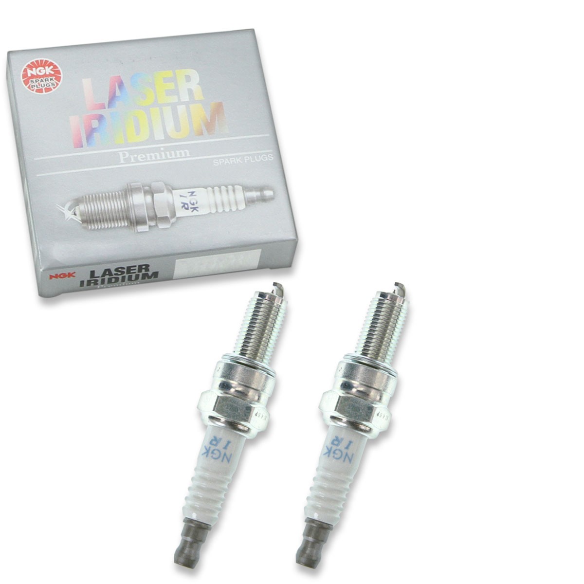 2 pc NGK 7692 MR8AI9 Laser Iridium Spark Plugs for 09482-00612 Ignition Wire ei