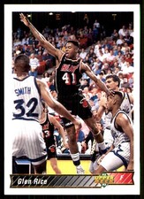 Glen Rice 1992-93 Upper Deck  () #199 Heat NBA READ FREE SHIPPING AutographDen