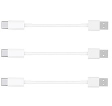 3 Pack Short iPhone Charging Cable Apple MFi Certified 8Inch USB C Cord