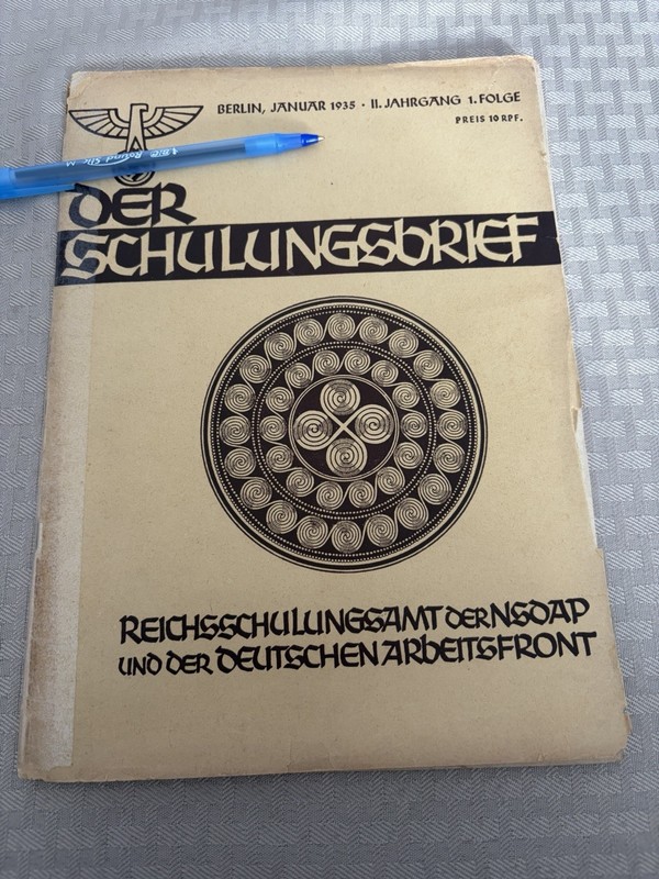 WWII German History School Book- 1934, Elite Troops, French Troops In Saar, Boys