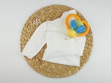 2 x weiße Baby Bodys Body Set H&M 0-1 Month Newborn Baumwolle