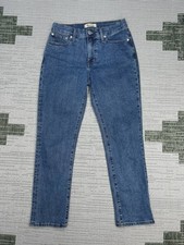 Madewell The Mid Rise Perfect Vintage Jeans Womens 26 Blue Knowland Wash 27x27
