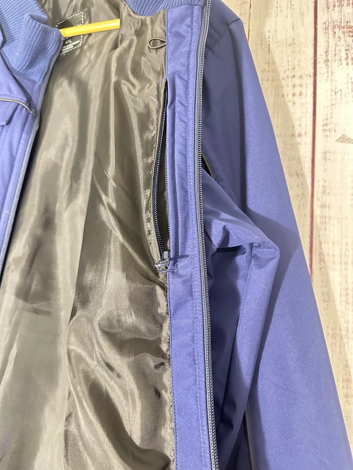 Baubax Jacket Size XXL Blue Full Zip Stand Collar Lightweight Casual Travel - product detail image 8